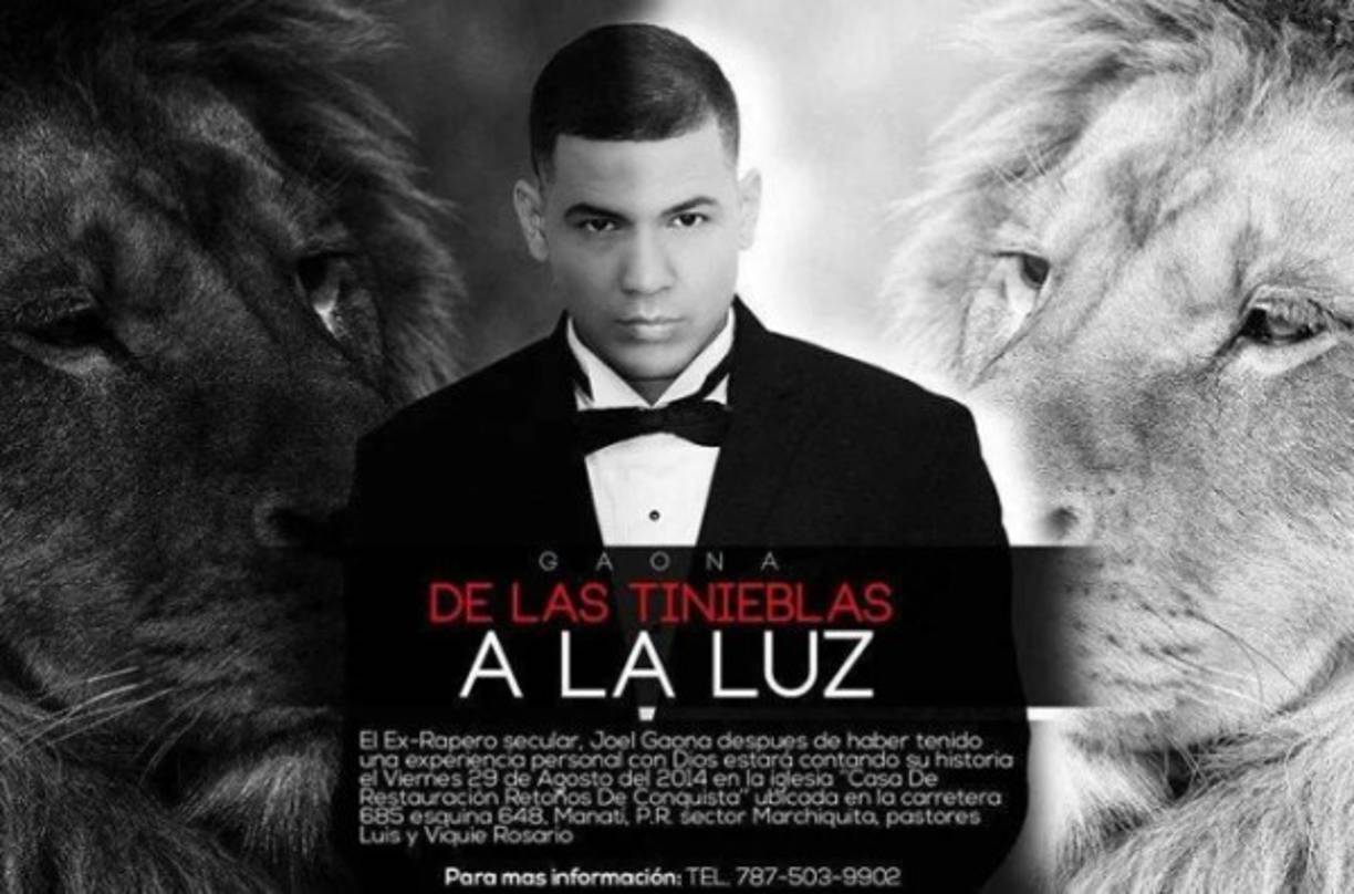 Gaona<br/><br/>Al igual que sus colegas, ‘El Terrible’ dejó de ser un artista urbano para encontrarse con su lado más religioso y optar por el cristianismo. Sin embargo, el cantante siguió haciendo música y ahora es un artista cristiano. Su comienzo en esta nueva faceta se dio en el 2014, estrenando una canción religiosa titulada, ‘De nuevo él te llama’