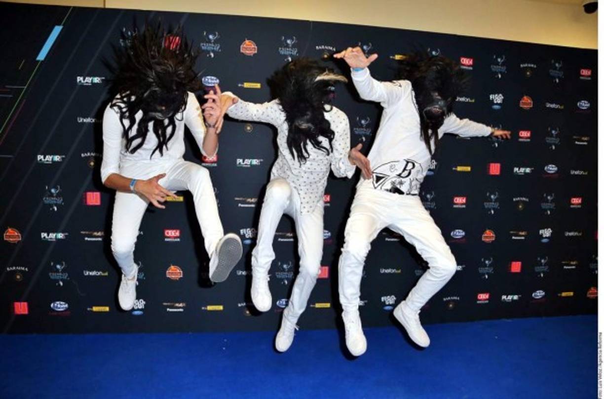 El grupo The Wookies también estuvo presente en los Premios Telehit 2015.