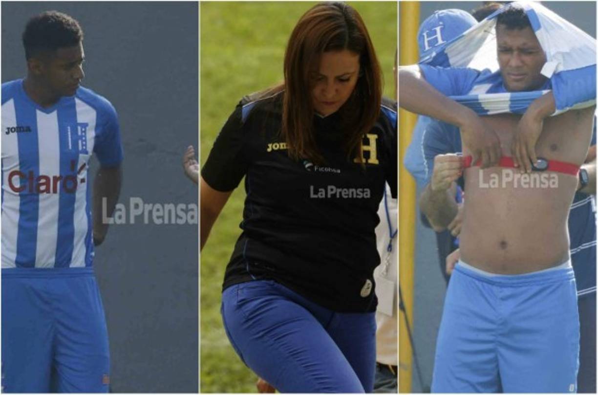 La Selección de Honduras entrenó este martes con toda su artillería y se alista para el duelo de repechaje ante Australia de este viernes 10 de noviembre. Hoy dos chicas estuvieron en el entreno de la H.