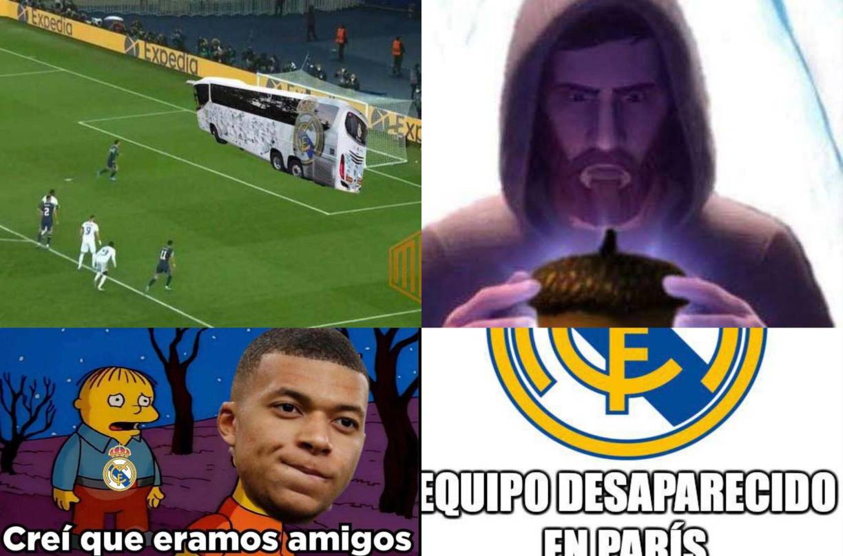 PSG venció 1-0 al Real Madrid con gol de Mbappé a los 94 minutos y las redes sociales estallaron con ingeniosos memes.