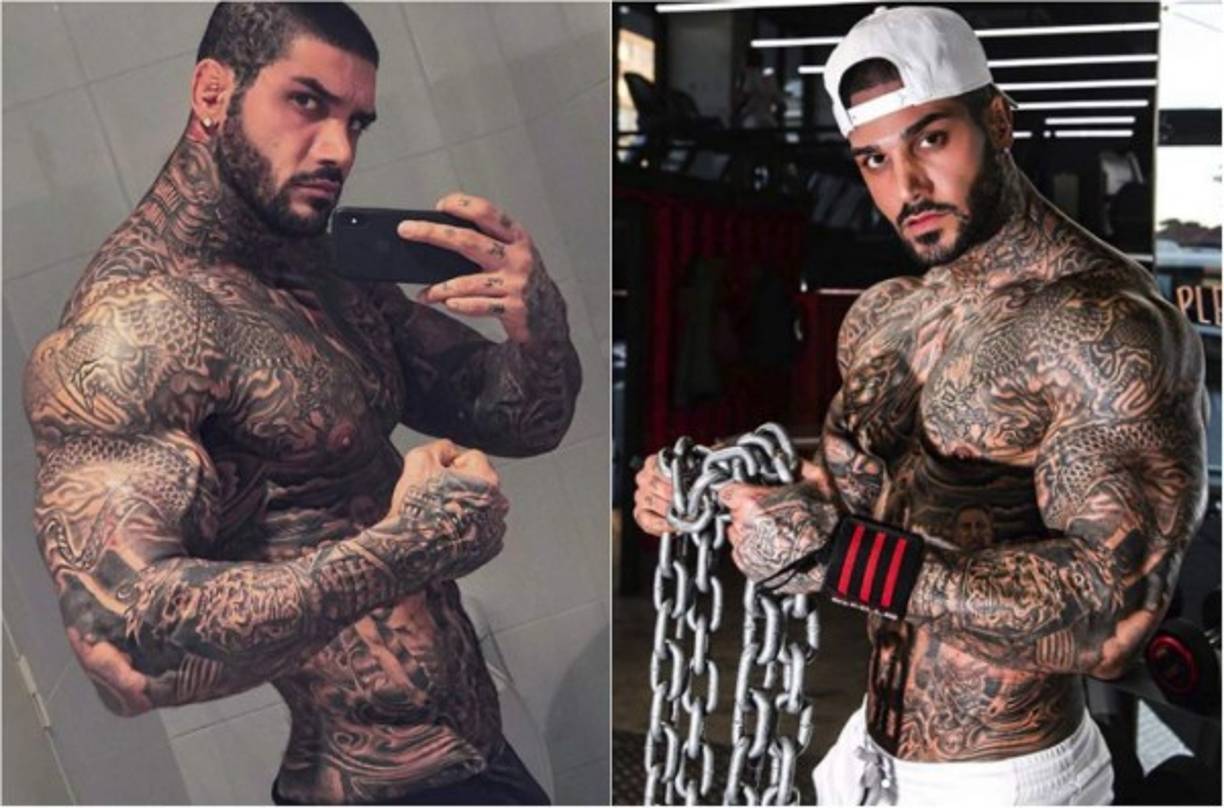 Hossein Balapour, un refugiado iraní que emigró a Australia en busca de nuevas oportunidades ha alcanzado la fama en redes sociales tras viralizarse imágenes de su esculpido cuerpo tatuado de pies a cabeza.