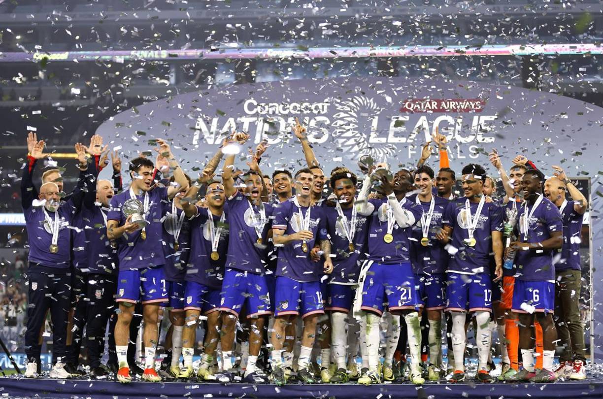 Estados Unidos le ganó otra final a México y conquistó su tercer título consecutivo de la Concacaf Nations League.