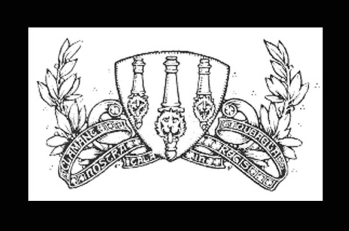 El escudo del Arsenal de Inglaterra, fundado en 1886.