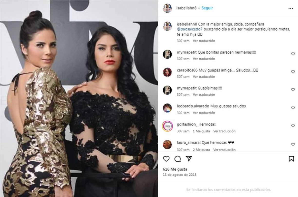 María Isabel consideraba a su hija Paola Salcedo como su “mejor amiga, socia y compañera”.