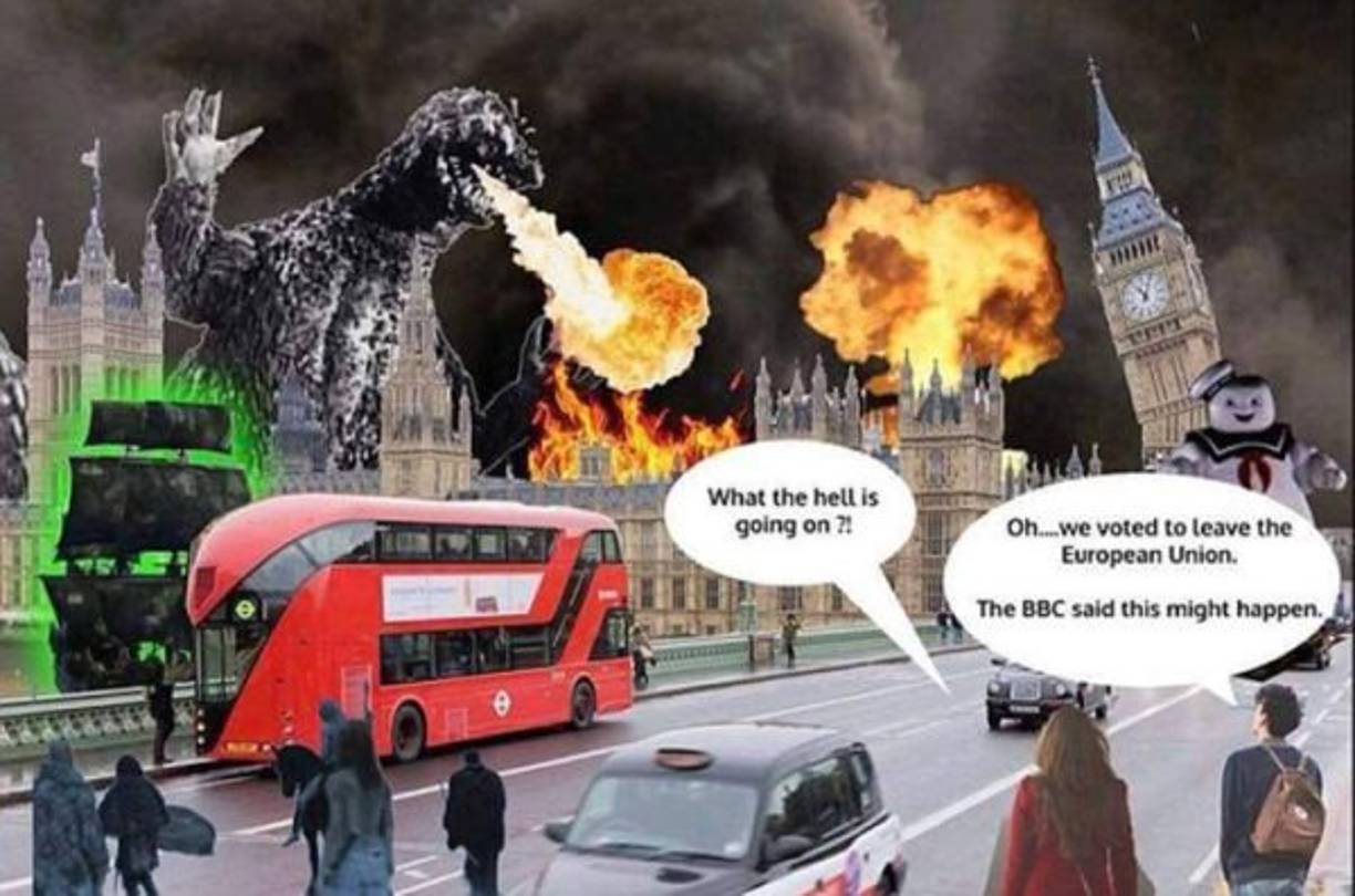 Por supuesto, los memes sobre el Brexit inundaron las redes sociales. Los usuarios de las redes sociales dejaron volar su imaginación y aquí algunos de los más divertidos, que también ayudan a explicar qué es el Brexit.
