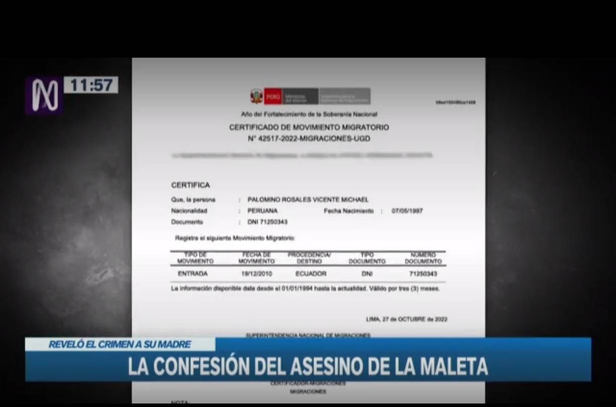 La mamá de Palomino Rosales lo denunció por presunto delito de feminicidio ante la Policía de Piura, quien ya emprendió en la búsqueda del sujeto.