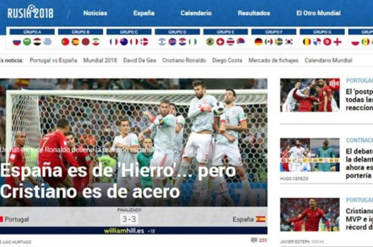 Diario Marca de España.