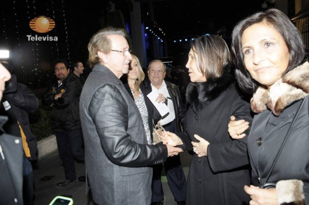 Kiko y doña Florinda después del homenaje a Chespirito.