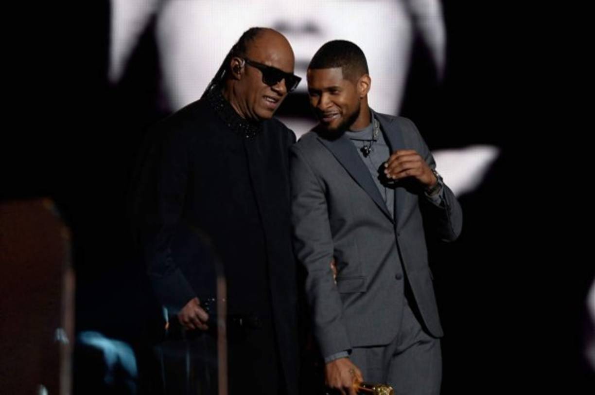 Usher y Stevie Wonder.