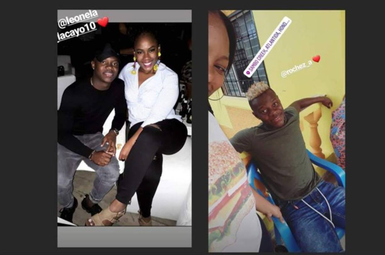 Júnior Lacayo, delantero del Olimpia, viajó a La Ceiba a pasar en familia las vacaciones.