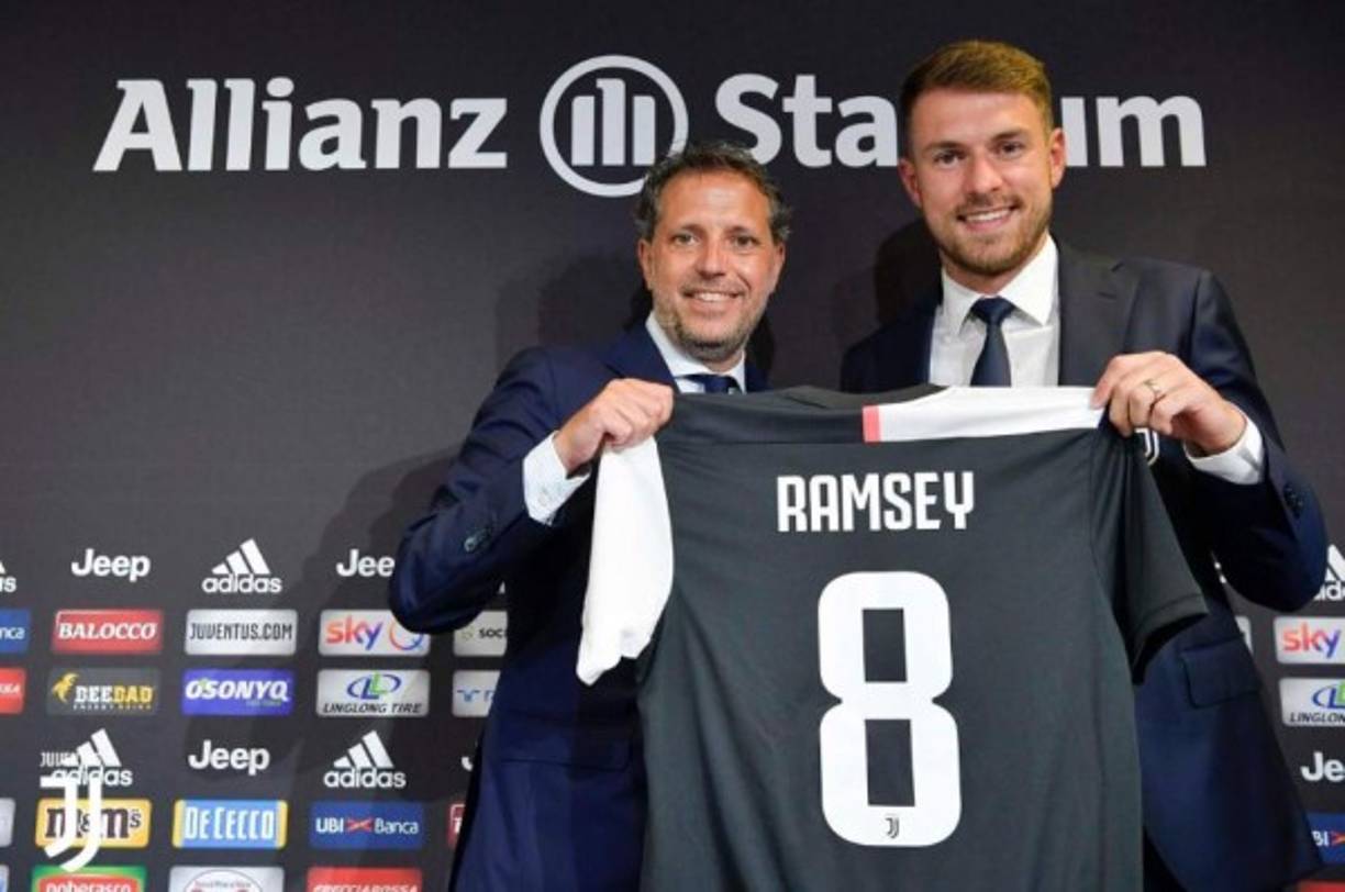 Aaron Ramsey: El mediocampista galés ha sido presentado como nuevo refuerzo de la Juventus, llega procedente del Arsenal. 'Me preparé para este reto y estoy listo para afrontarlo' dijo.