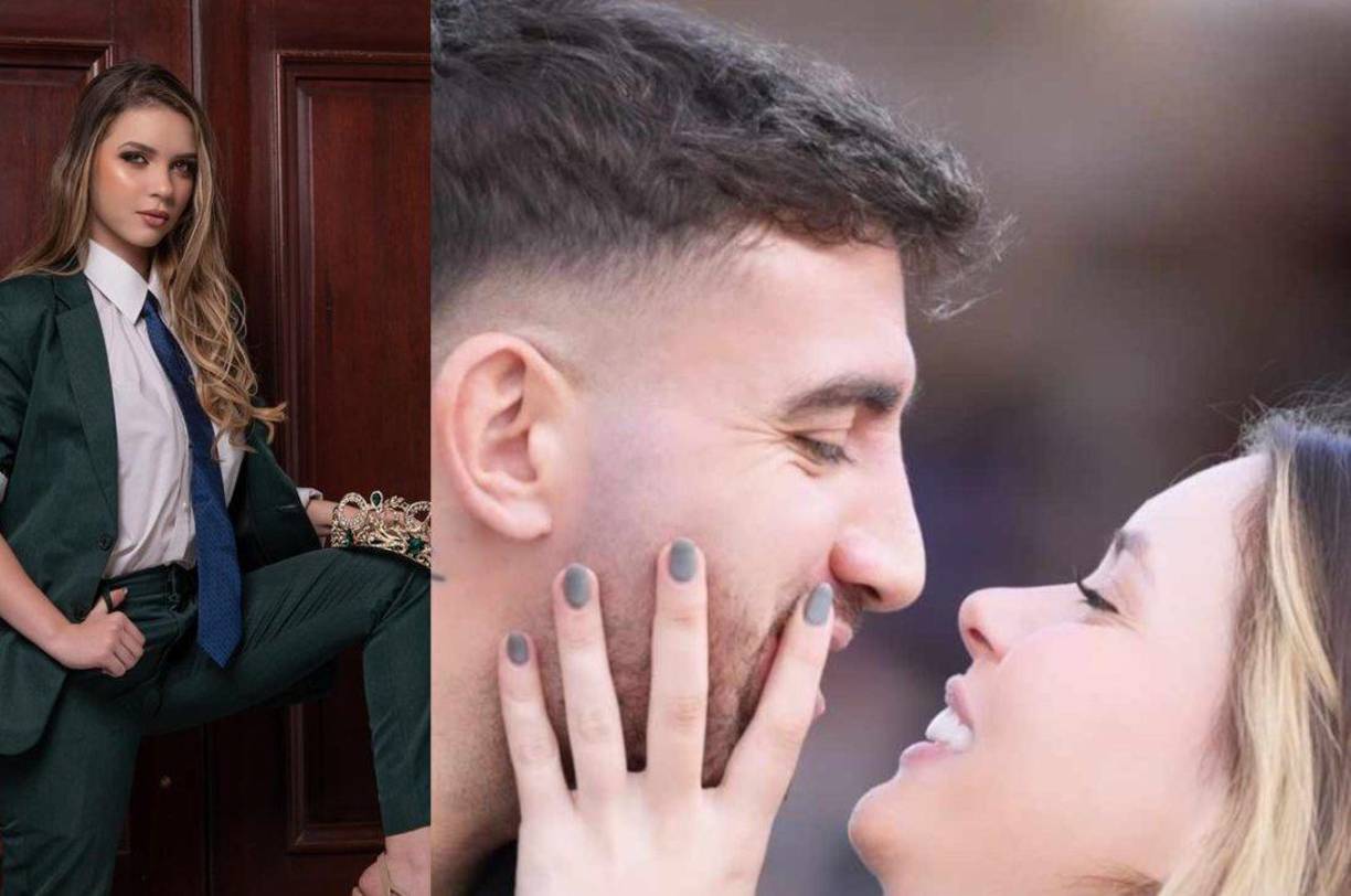 El atacante argentino Agustín Auzmendi se escapó con bella mujer hondureña rumbo a su natal Argentina.