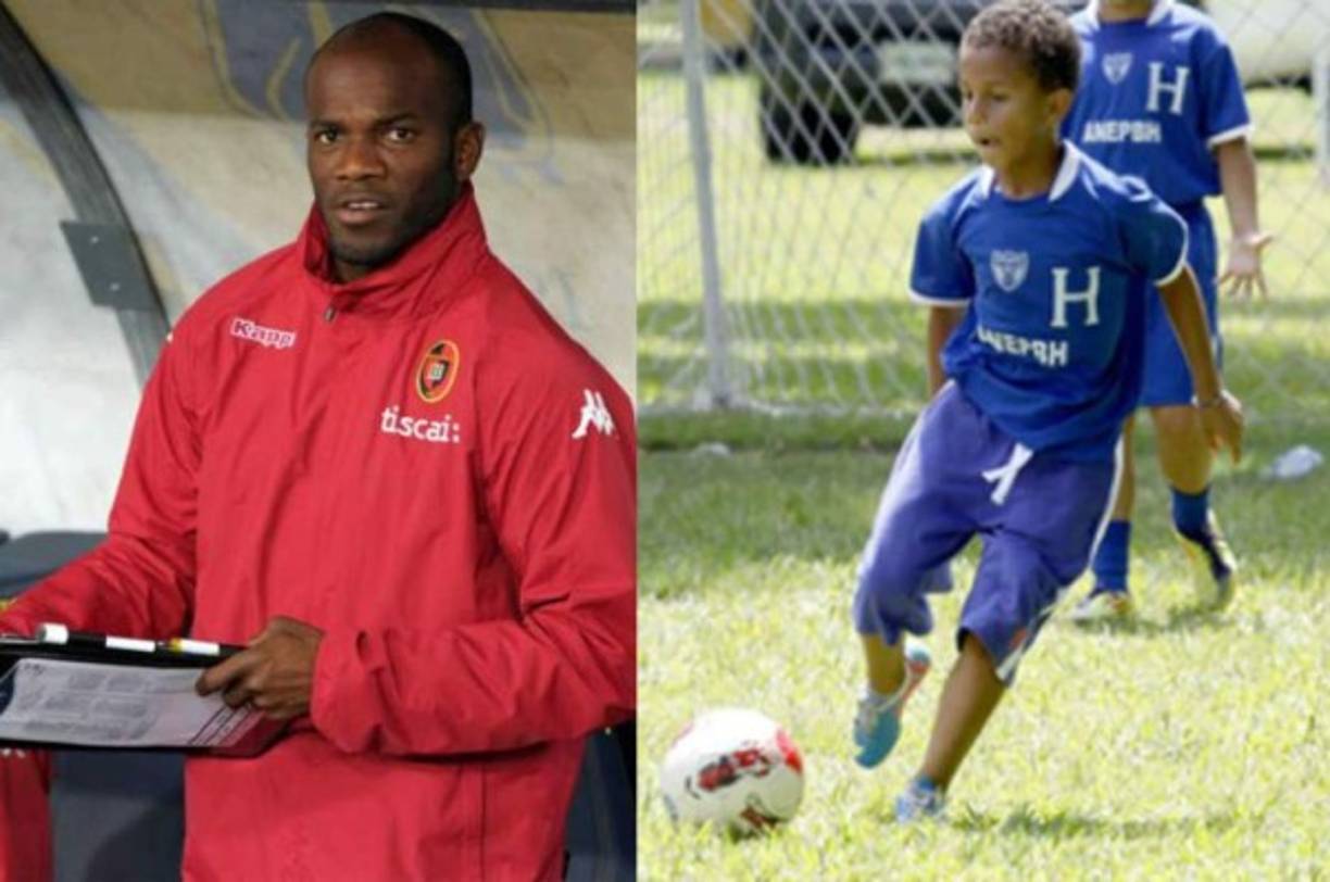 David Edoardo Suazo es el hijo mayor de David Suazo e juega en las inferiores del Cagliari de Italia.