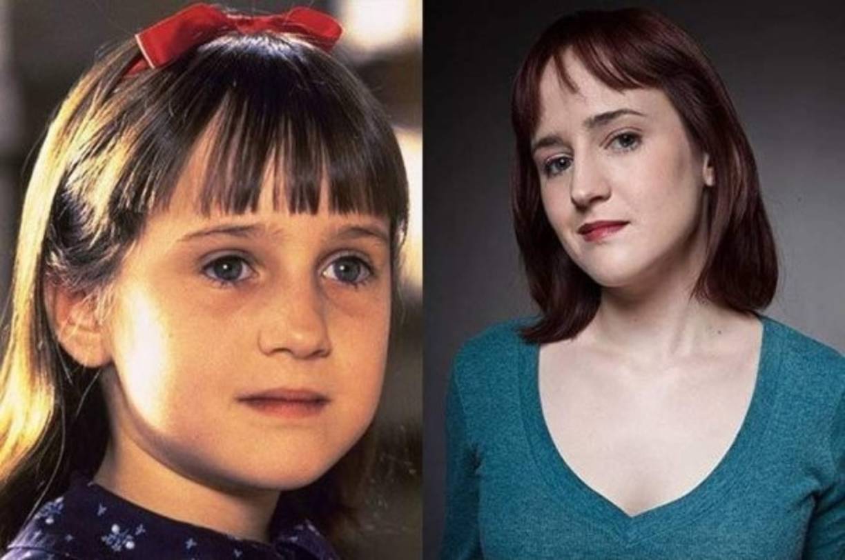 Pero hablemos de Matilda (de niña) interpretada por Mara Wilson, una treintañera que ahora vive de la sombra de su personaje infantil.