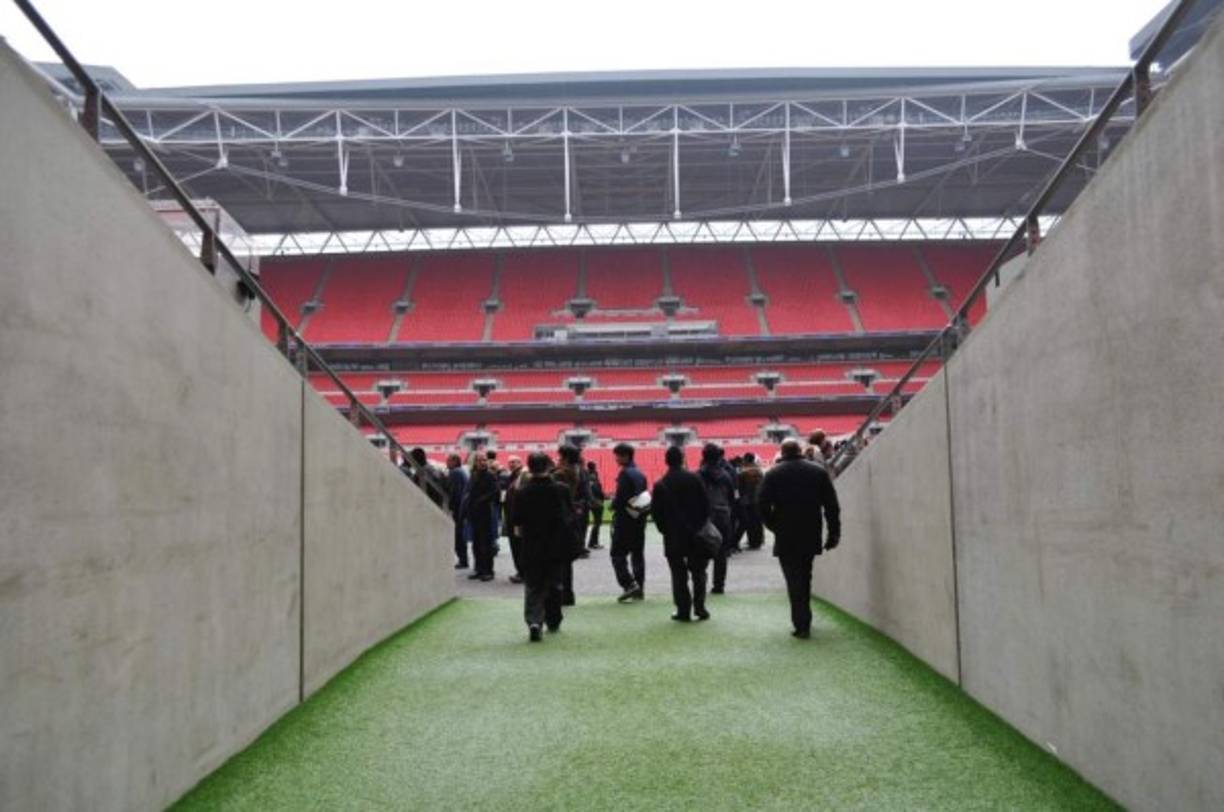 El estadio de Wembley de Inglaterra.