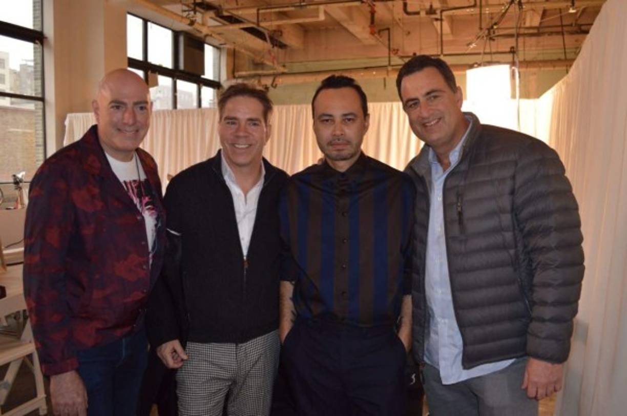 James D'Adamo, Andy Hilfiger, Carlos Campos y Scott Ressler.