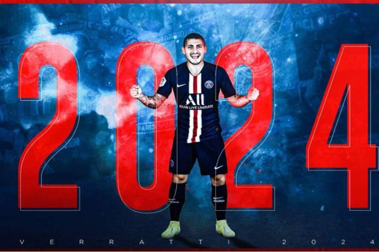 El PSG renovó al centrocampista italiano Marco Verratti . El volante que cumplirá 27 años el próximo martes, estará vinculado al PSG tres nuevas temporadas: hasta junio de 2024.