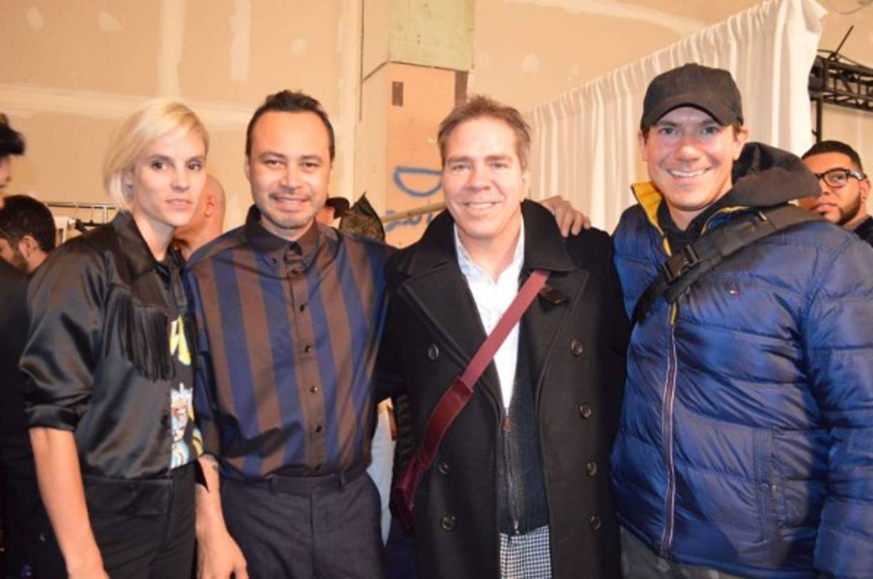 Megan Kay, Carlos Campos, Andy Hilfiger y Michael Fredo.