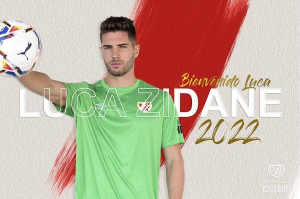 El Rayo Vallecano ha fichado al guardameta francés Luca Zidane, hijo del entrenador del Real Madrid. Firma hasta junio de 2022.