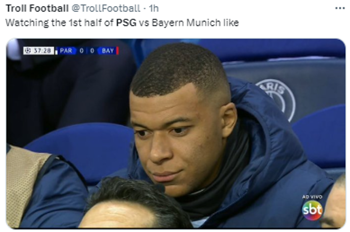 Mbappé inició el partido como suplente debido a su lesión, de la cual se recuperó rápidamente.