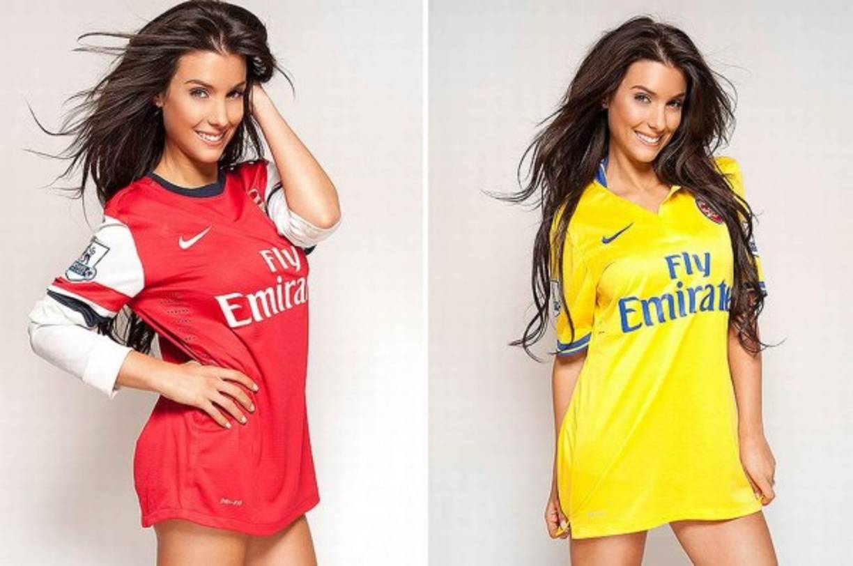 Ludivine Kadri Sagna en su momento apoyo al Arsenal, exclub de su esposo.