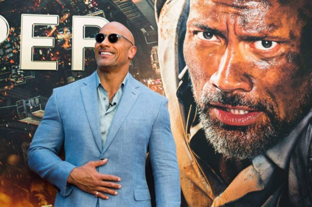 El actor, y exluchador, Dwayne Johnson 'La Roca' obtuvo el sexto lugar.