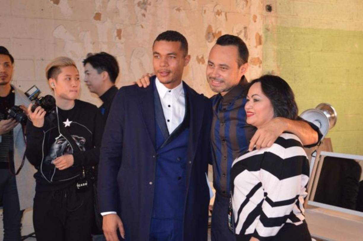 Ismael Cruz Córdova, Carlos Campos y Nancy Campos.