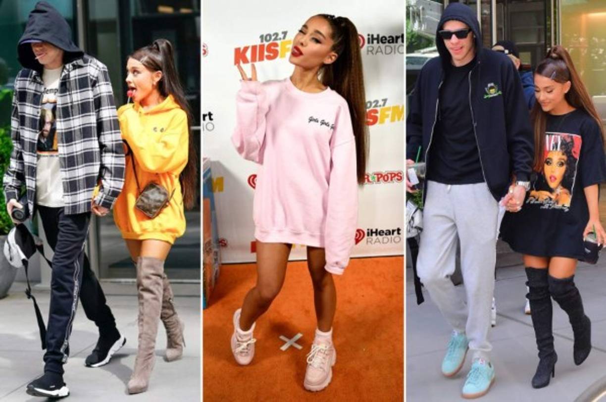Lyst detalló 'Ella ha conducido miles de búsquedas de marcas como Reebok, Burberry y Vera Wang este año, mientras que las búsquedas de sudaderas de gran tamaño aumentaron un 130% año con año gracias al efecto Ariana'.<br/>