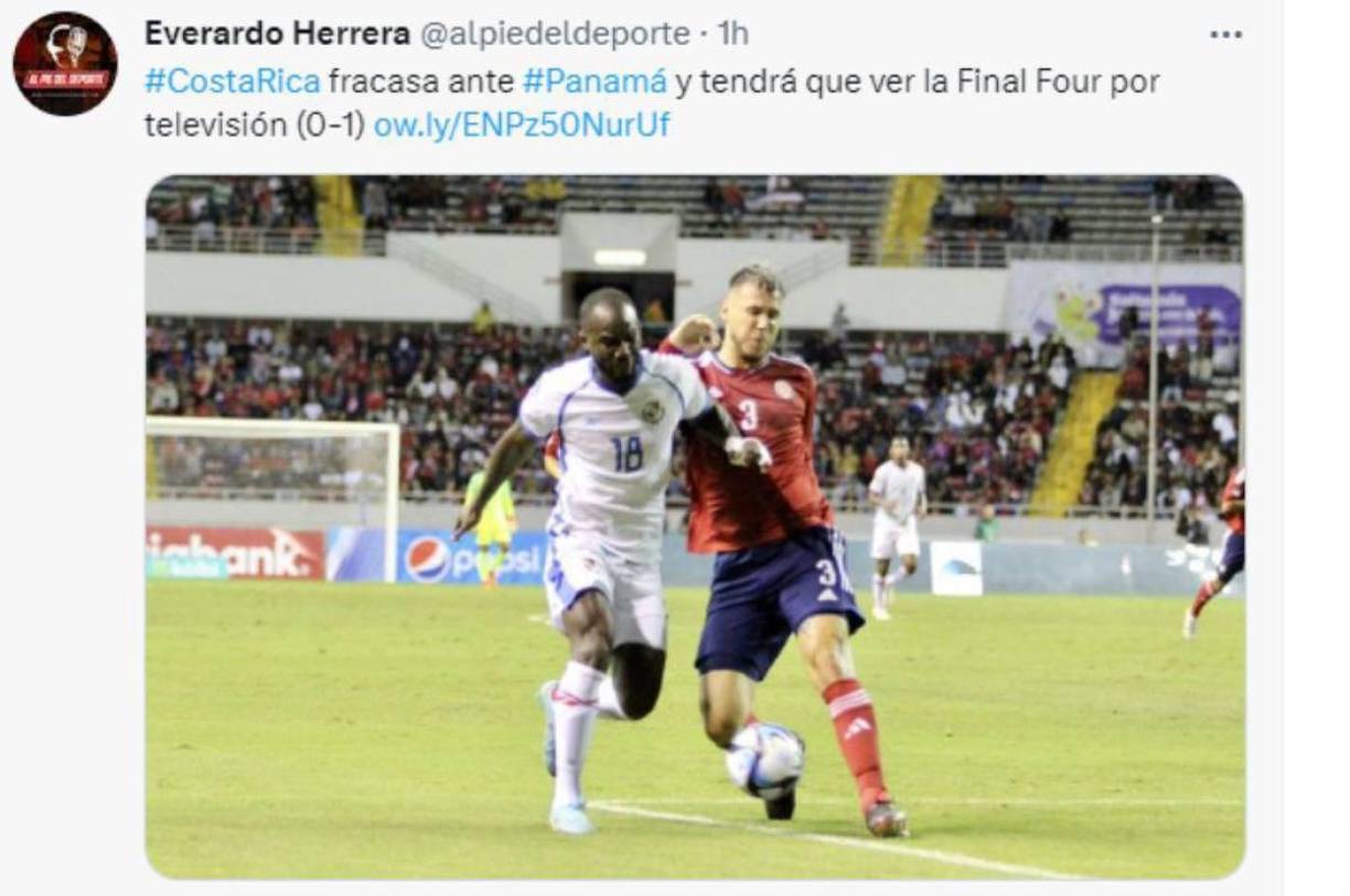 Everardo Herrera: “Costa Rica fracasa ante Panamá y tendrá que ver la Final Four por televisión (0-19”
