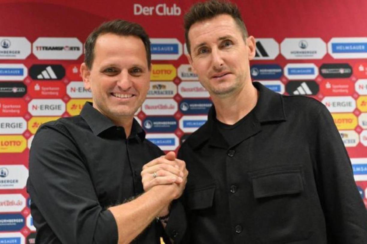 OFICIAL / El exdelantero Miroslav Klose, una de las leyendas del fútbol alemán y mundial, se ha convertido en el nuevo entrenador del Núremberg, de la Segunda división germana.