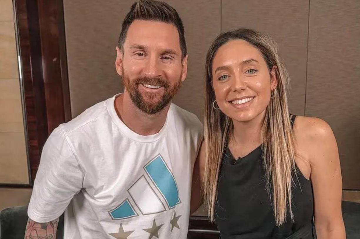 Sofía Martínez es una de las periodistas que ha conseguido hacer sonreír a Lionel Messi durante sus entrevistas. Dicha situación ha generado diversos comentarios en las redes sociales. 