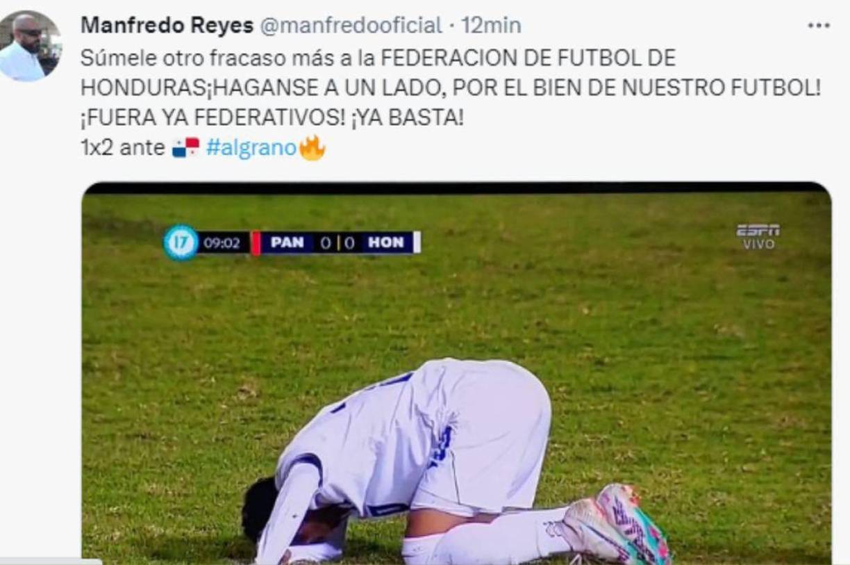 El periodista Manfredo Reyes lanzó fuertes señalamientos contra los directivos del fútbol hondureño.