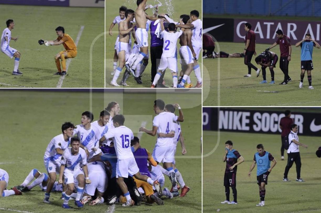 Guatemala celebró a lo grande su pase al Mundial de Indonesia 2023 tras eliminar a México en los cuartos de final. El llanto del equipo tricolor fue insaciable. El color y ambiente que se vivió en el Olímpico fue colorido.