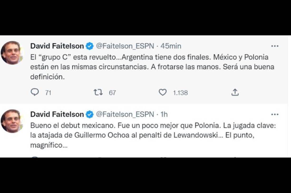 El reconocido periodista de ESPN, David Faitelson, analizó el encuentro.