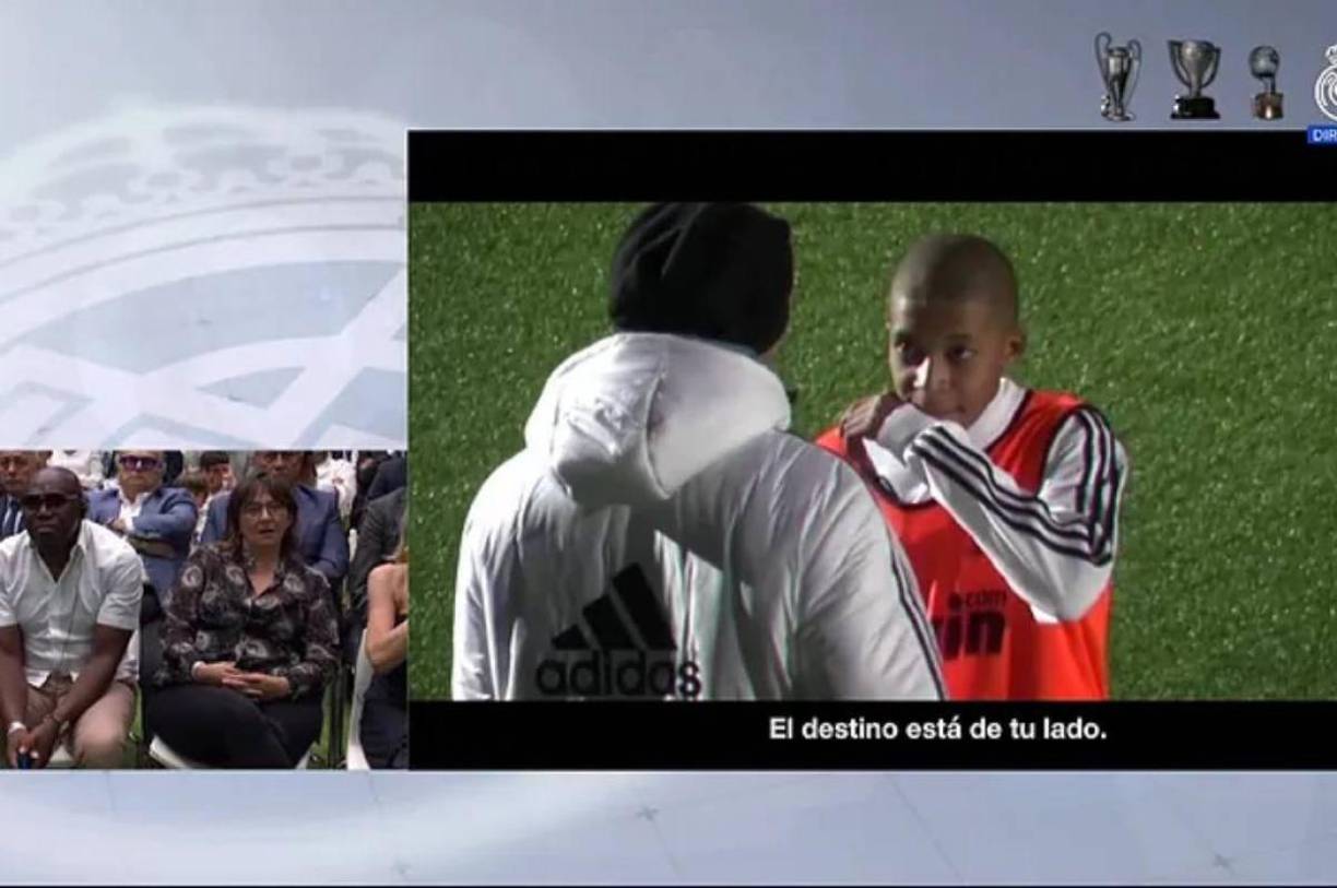 Antes de los discursos, el Real Madrid le dedicó un hermoso vídeo a Kylian Mbappé en su presentación oficial.