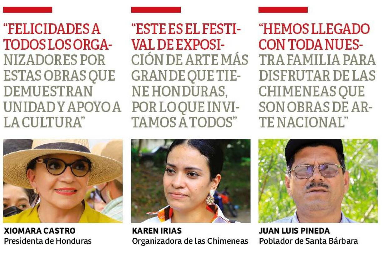 Santa Bárbara: Quince chimeneas gigantes engalanan Trinidad