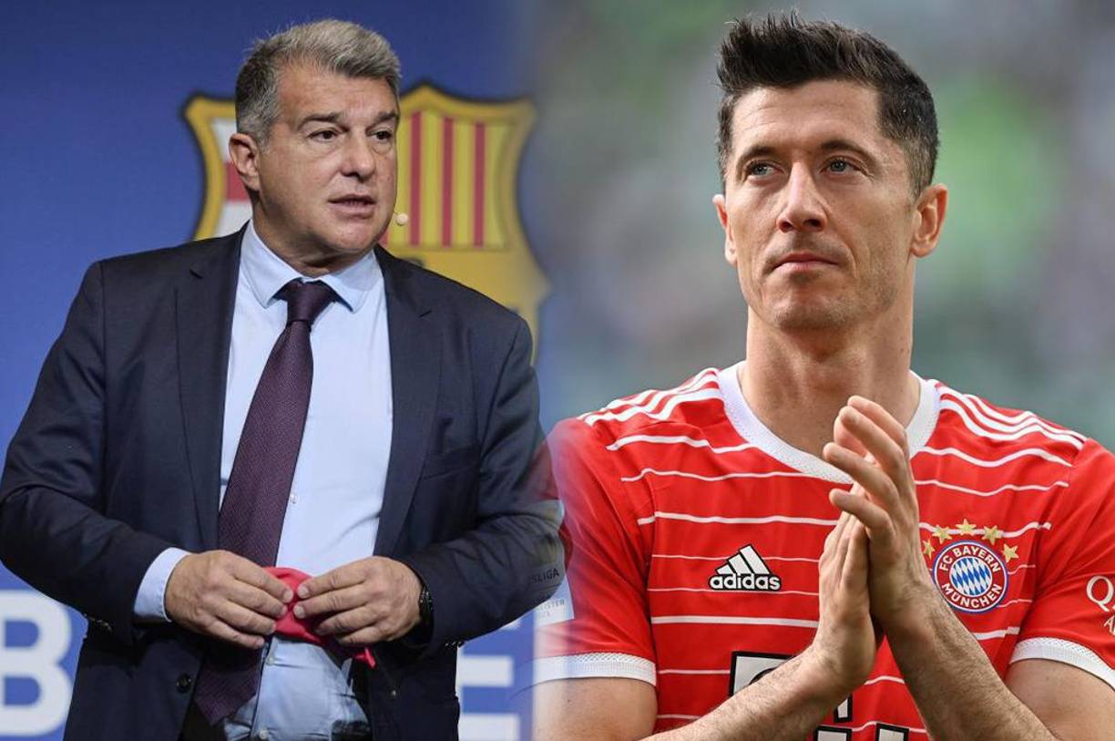 El presidente del Barcelona, Joan Laporta, afirmó este jueves que el club azulgrana ha hecho una oferta por el delantero polaco del Bayern de Múnich Robert Lewandowski. “Estamos esperando respuesta y a ver si es positiva”, confesó.