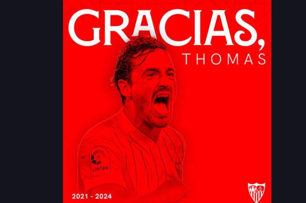OFICIAL / El Sevilla confirma la salida del centrocampista danés, Thomas Delaney.