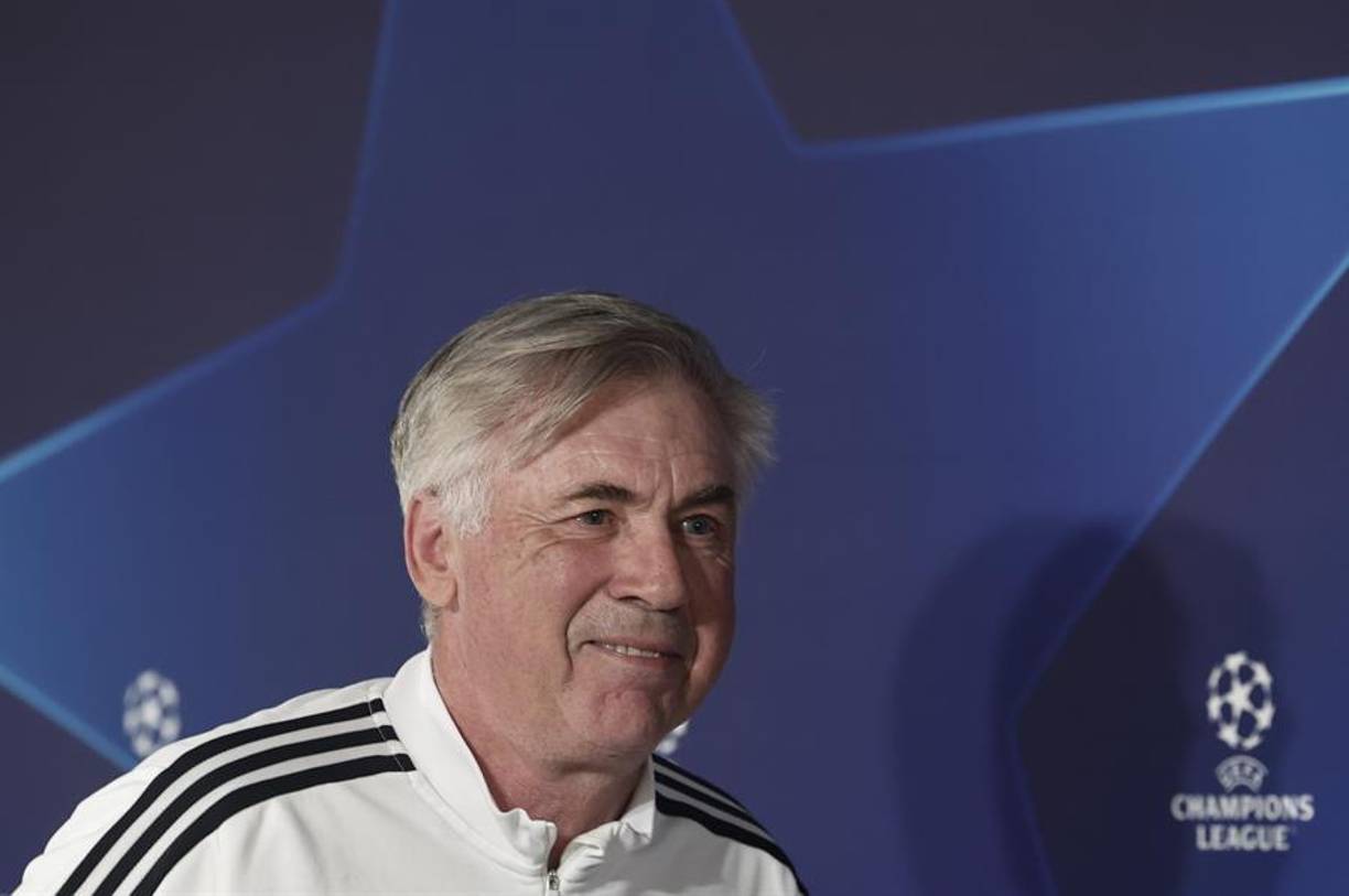 El estratega italiano, Carlo Ancelotti, intentará sacar ventaja en casa y esta será la posible alineación ante el conjunto inglés.