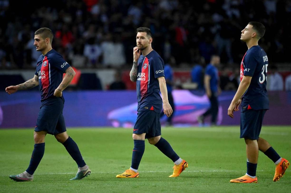 Messi tuvo un triste adiós al no poder marcar ni ganar en su último partido con el PSG.