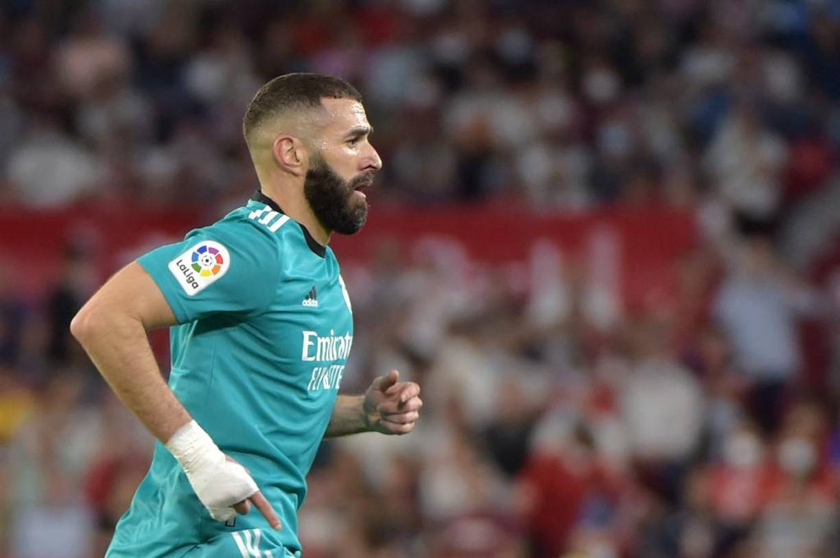 Karim Benzema: Es la esperanza de gol del Real Madrid y estará en el ataque para el choque ante Manchester City.