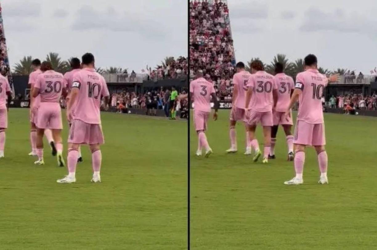 Lionel Messi sorprendió a todos con su festejo: luego de celebrar con sus compañeros, miró a un costado, estiró el brazo derecho y abrió su mano, como si estuviera agarrando algo. Muchos fanáticos especularon con que se trata de una imitación a Thor (personaje de Marvel) o Darth Vader (mítico villano de Star Wars).