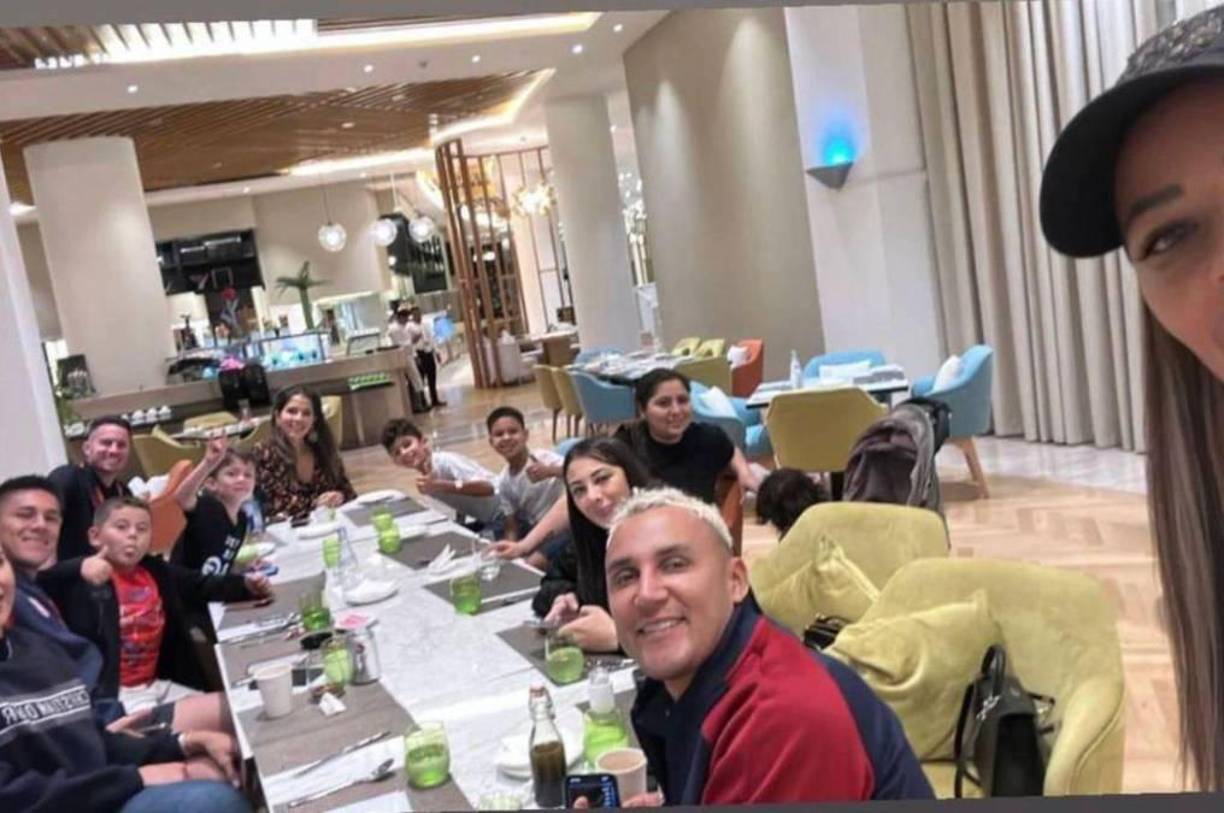 La esposa de Keylor Navas informó en sus redes sociales la fiesta a la que acudió el portero Keylor Navas e increíblemente sucedió la noche antes del partido España vs Costa Rica.