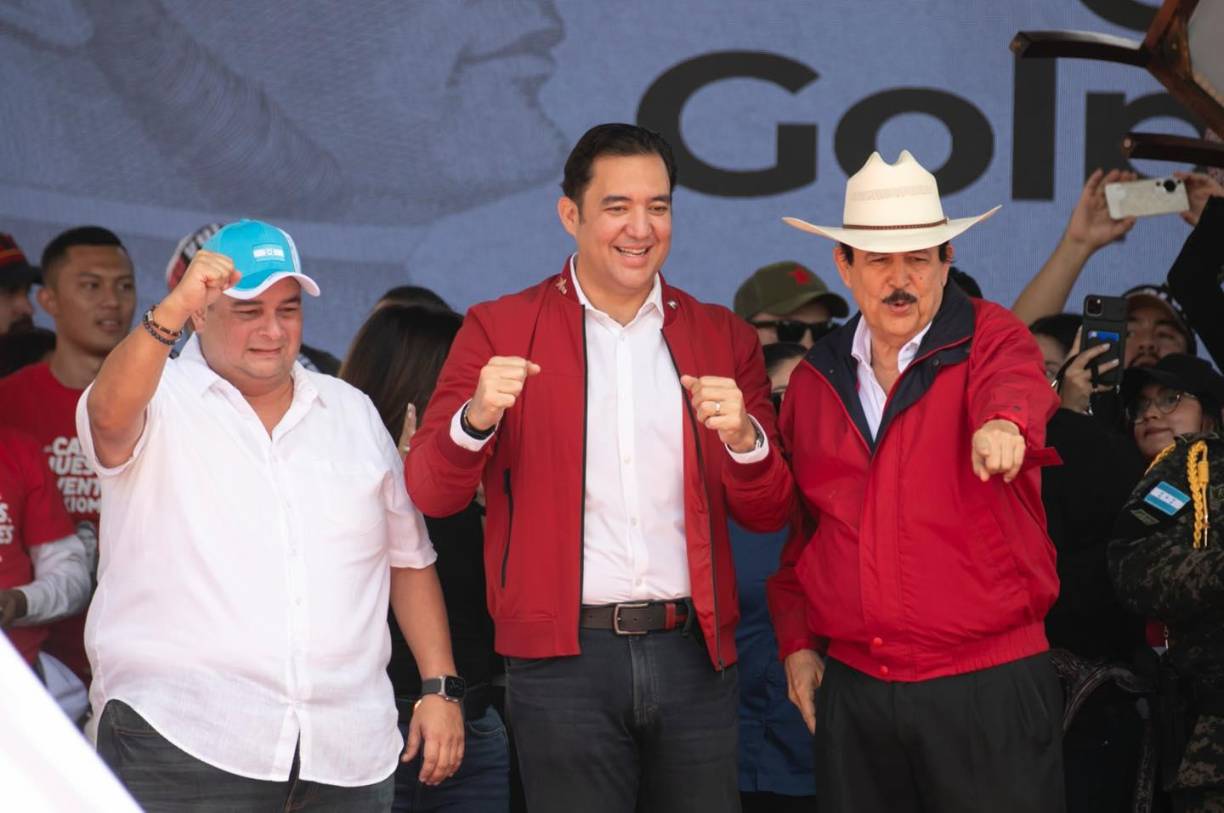 Sin Carlos Zelaya: la masiva movilización de Libre en imágenes