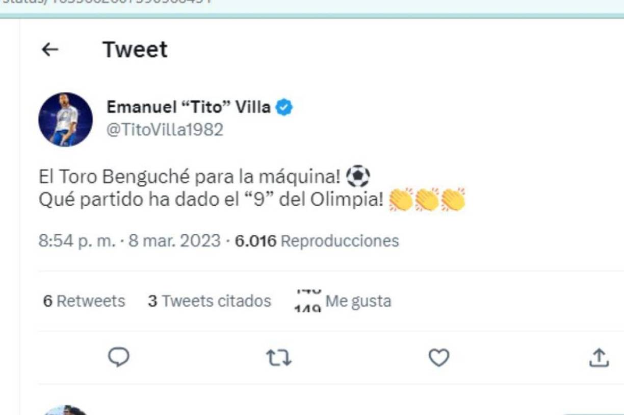 “Tito” Villa es un exgoleador argentino que labora como comentarista deportivo en TUDN y hasta pidió al “Toro” Benguché” para Cruz Azul.