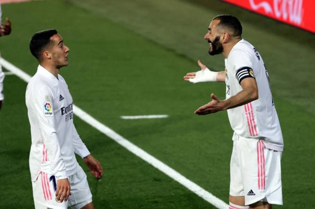 El francés agradeció la asistencia de Lucas Vázquez para su golazo de tacón.