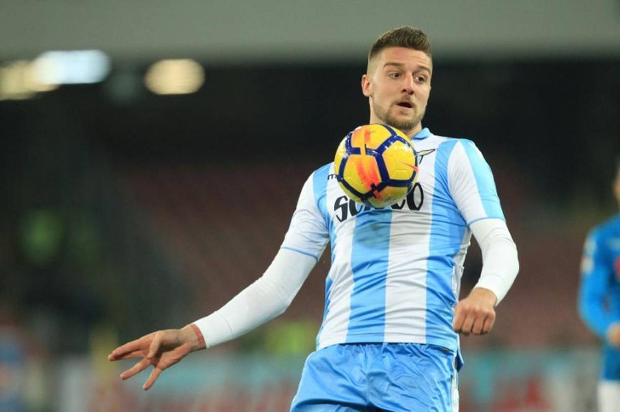 Milinkovic-Savic dejará en verano el Lazio. El serbio ya tiene un acuerdo verbal con el club romano para salir. Se menciona que la Juventus y el PSG lo pretenden. Foto AFP.