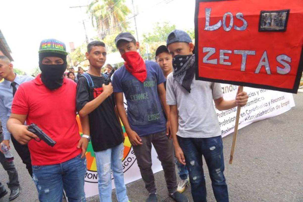 ¿Los Zetas están en Honduras? Estos estudiantes representaron los peligros de irse de manera ilegal y el acecho de esta banda criminal.