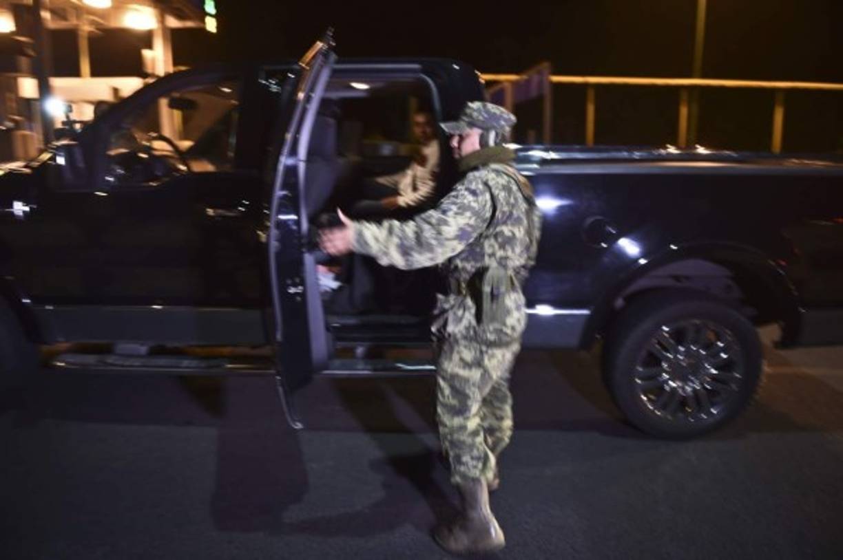 Los puntos de control están situados estratégicamente en las principales carreteras de los estados de Durango, Sinaloa y Chihuahua.