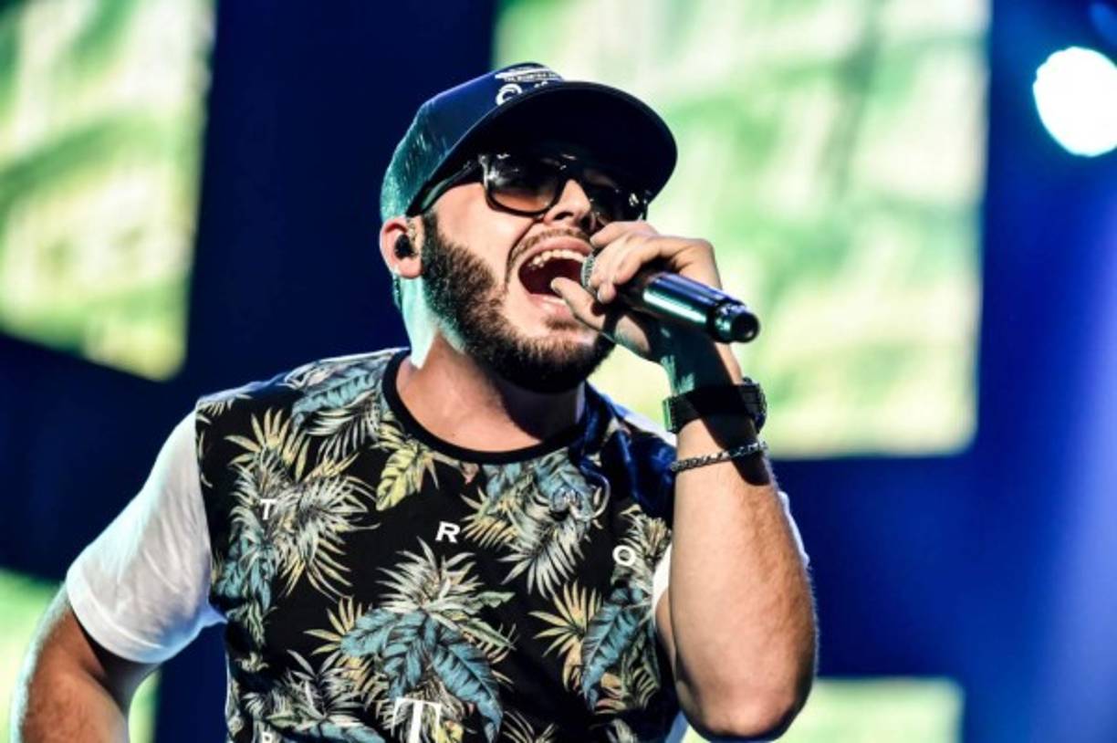 Gerardo Ortiz en los ensayos.